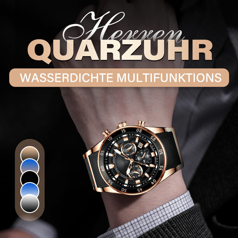 Wasserdichte Multifunktions-Quarzuhr für Herren