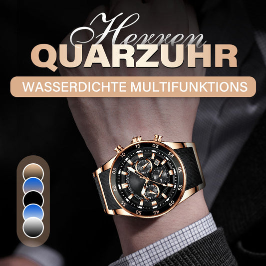 Wasserdichte Multifunktions-Quarzuhr für Herren