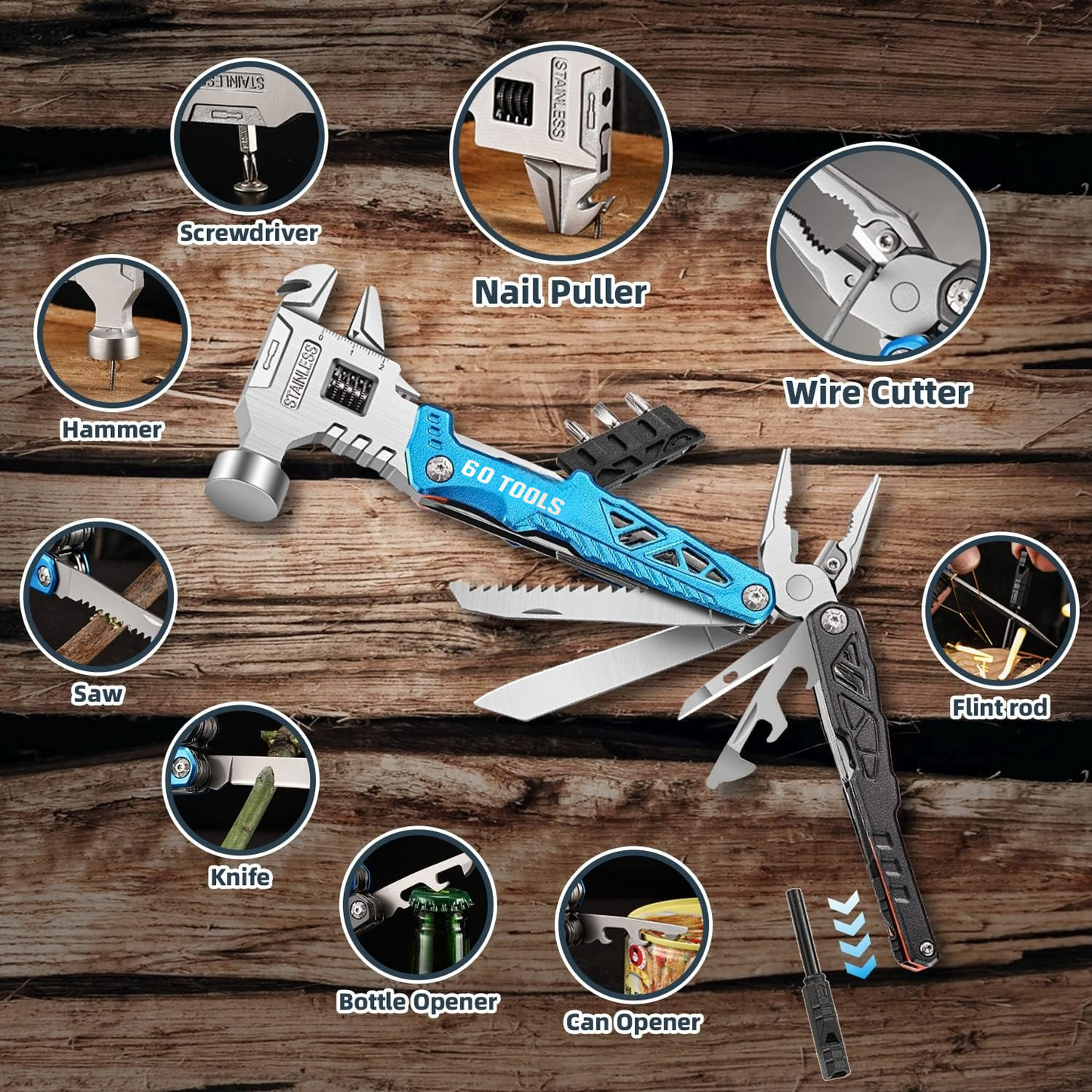 18 In 1 Multifunctional Wrench Hammer