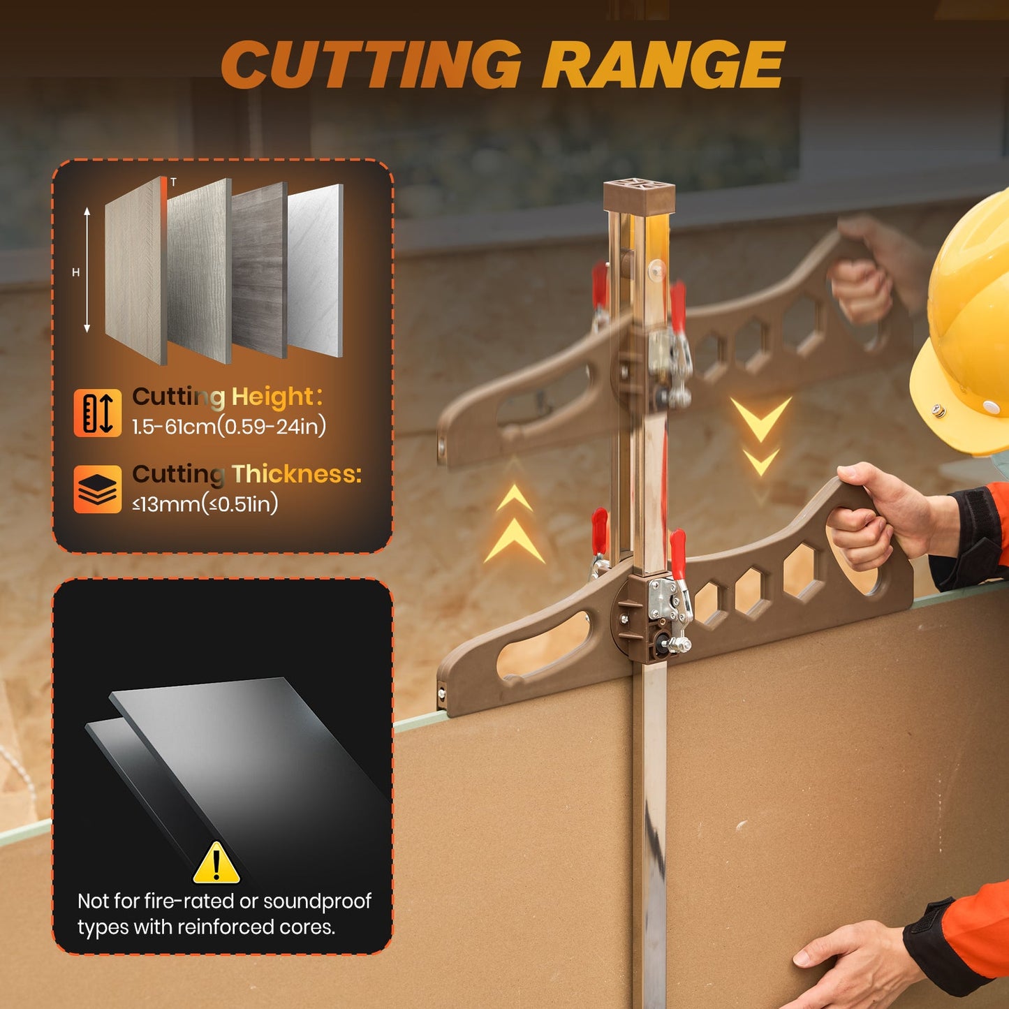 Faltbares Trockenbau-Schneidewerkzeug