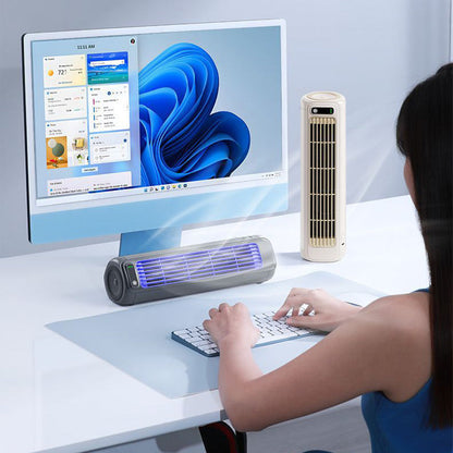 2-in-1 Tragbarer Turbo-Turmventilator