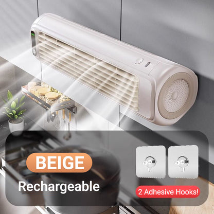 2-in-1 Tragbarer Turbo-Turmventilator