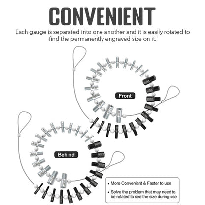 Gewindeprüfer für Muttern und Schrauben