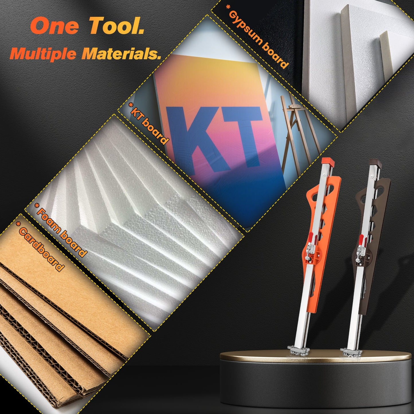 Faltbares Trockenbau-Schneidewerkzeug