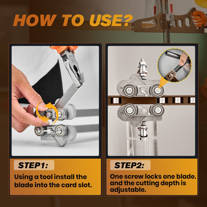Faltbares Trockenbau-Schneidewerkzeug