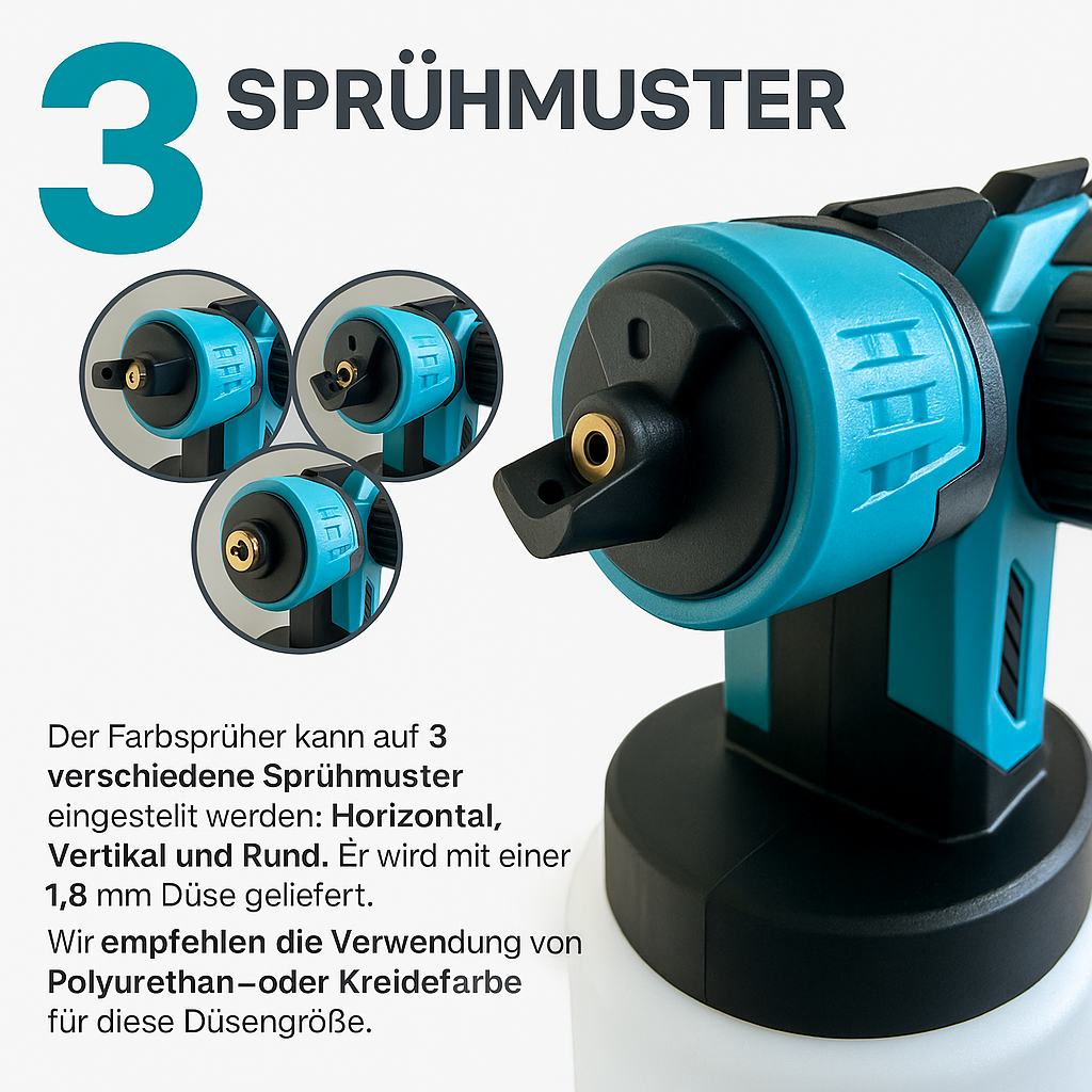 Kabelloses Farbsprühgerät