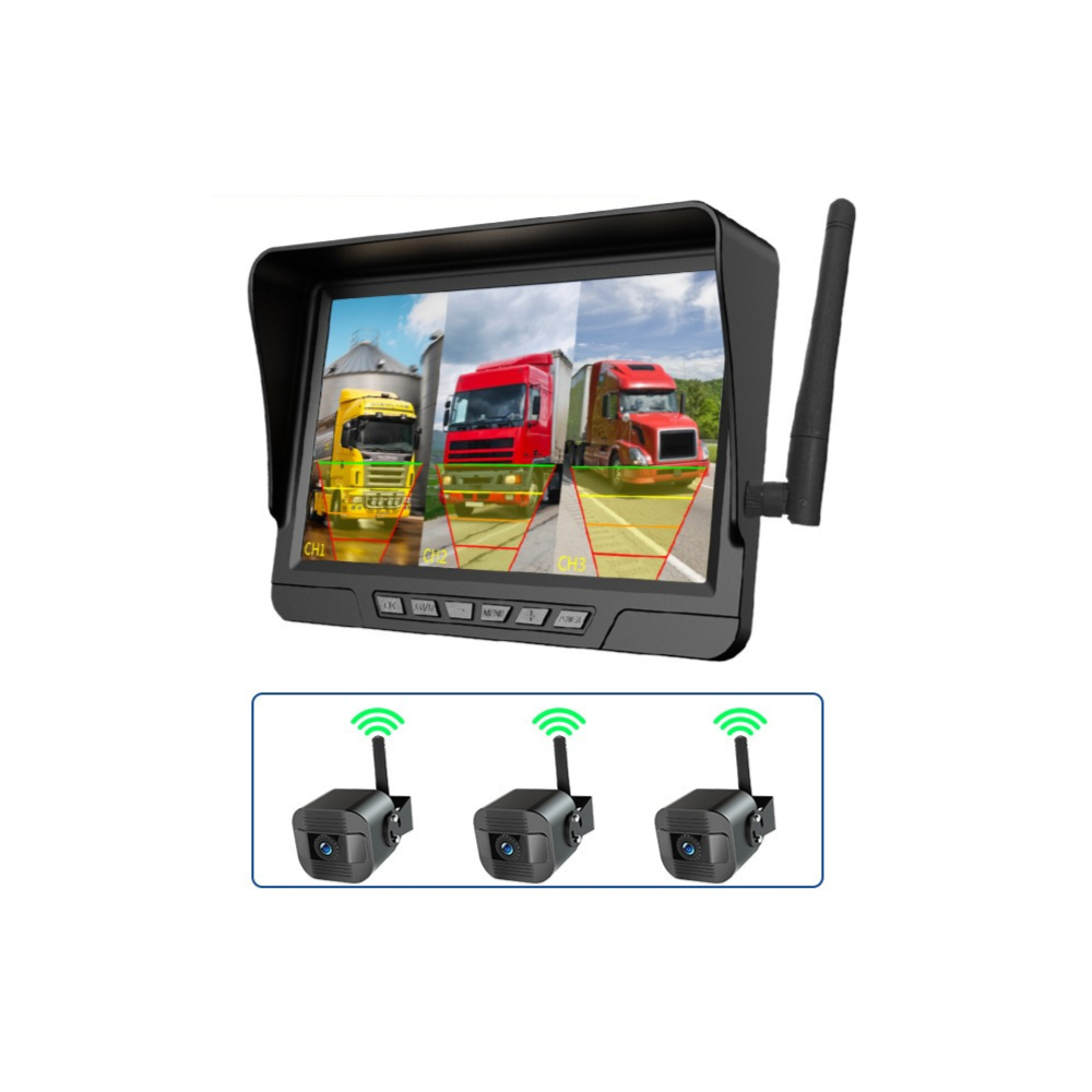 Magnetische Solar-Wireless-Rückfahrkamera