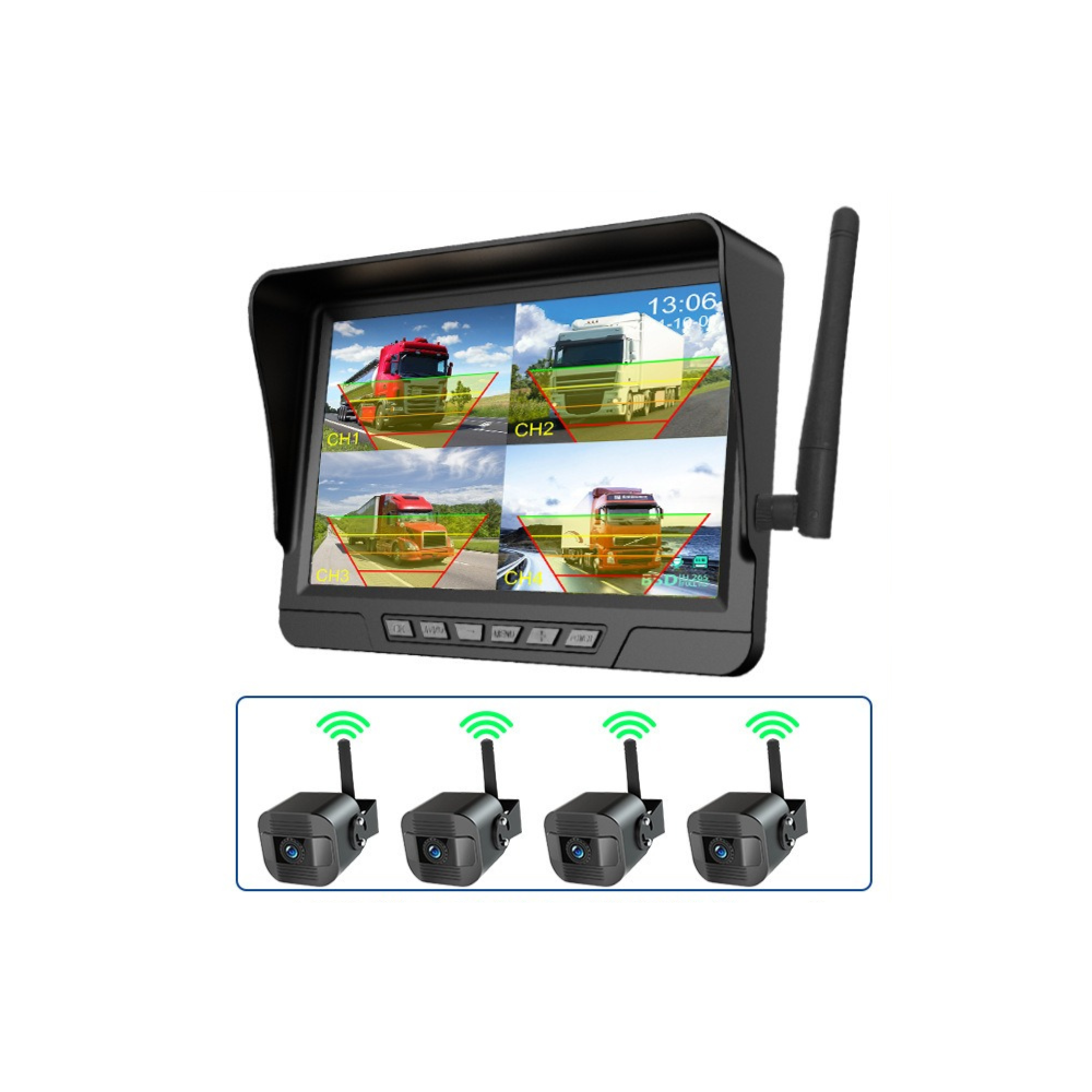 Magnetische Solar-Wireless-Rückfahrkamera