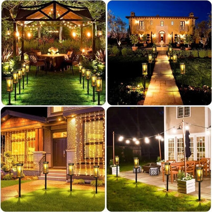 Rovux Solarlampen für Gartenwege