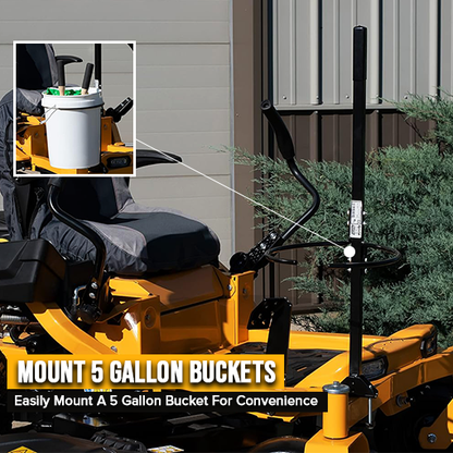 Eimerhalter für Zero-Turn-Rasenmäher