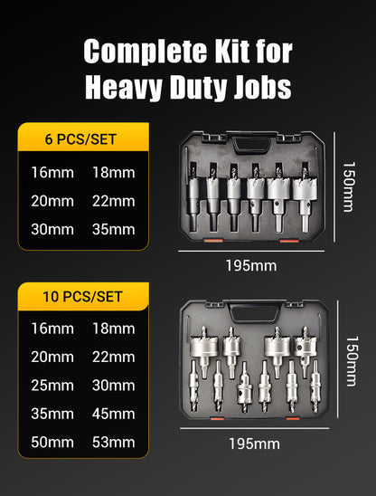 Rovux Hartmetall-Lochfräser für Metall