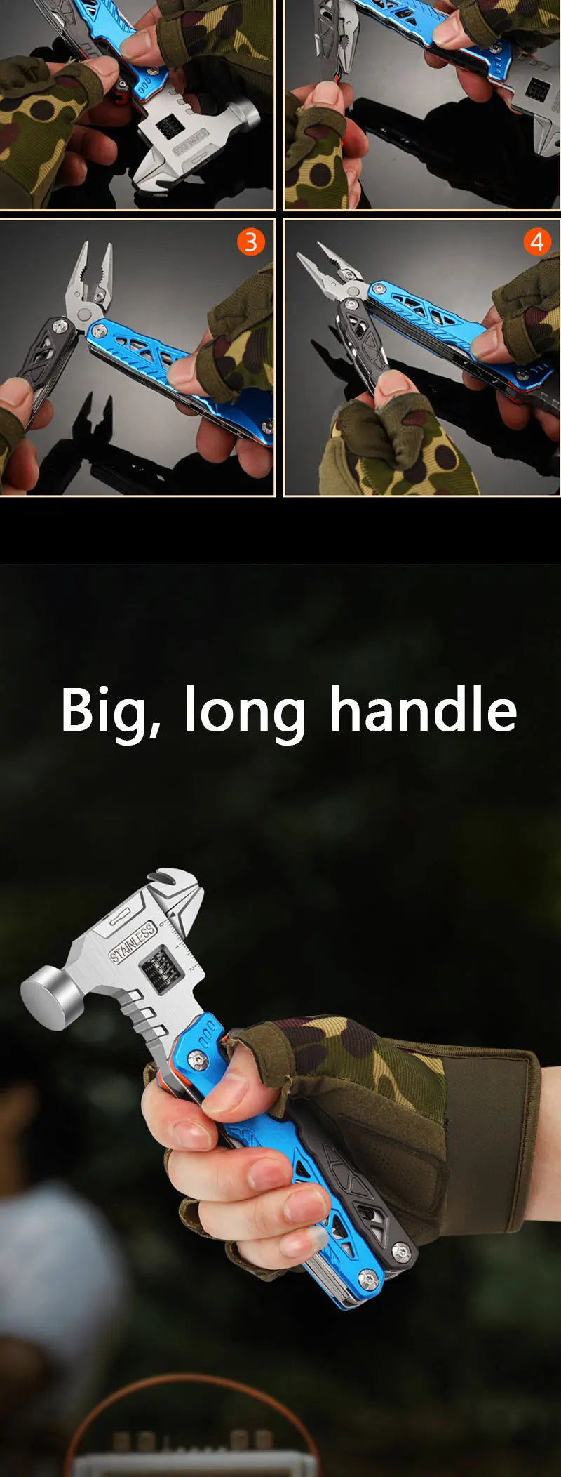 Alleskönner Multi-Tool Hammer