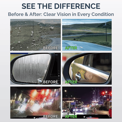 CrystalShield Pro 2.0 Hydrophobe Anti-Beschlag- & Ölfilm-Glasreinigungsbürste