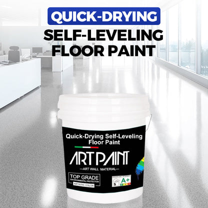 Schnelltrocknende Bodenfarbe