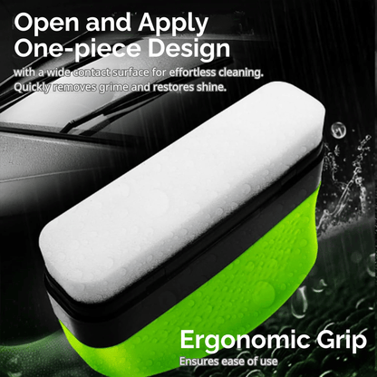 CrystalShield Pro 2.0 Hydrophobe Anti-Beschlag- & Ölfilm-Glasreinigungsbürste