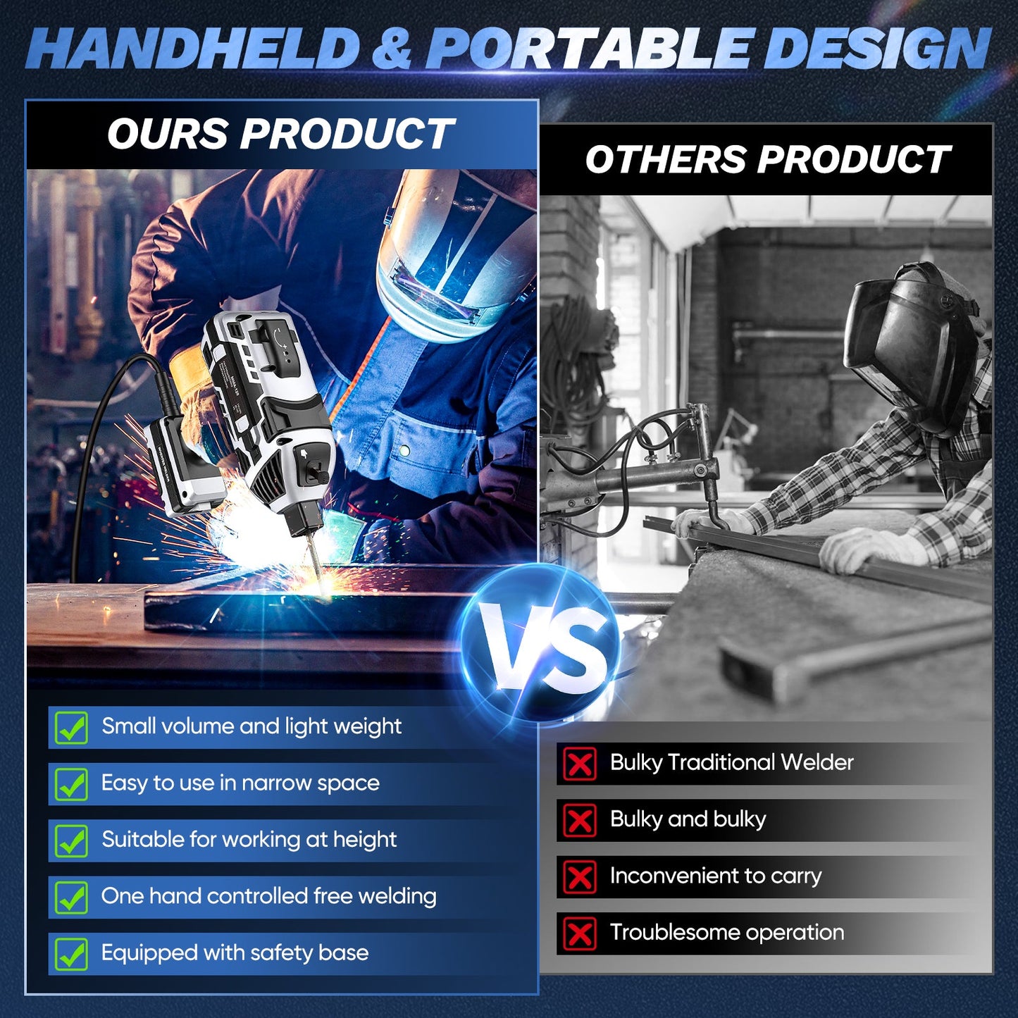 Zauberhafte Schweißmaschine
