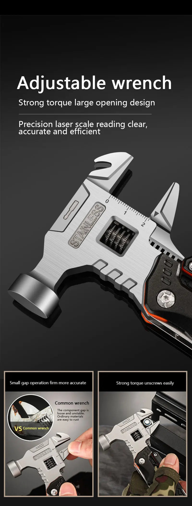 Alleskönner Multi-Tool Hammer