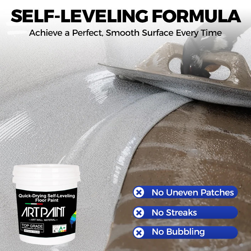 Schnelltrocknende Bodenfarbe