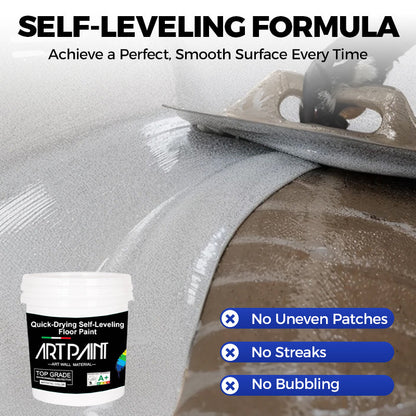 Schnelltrocknende Bodenfarbe