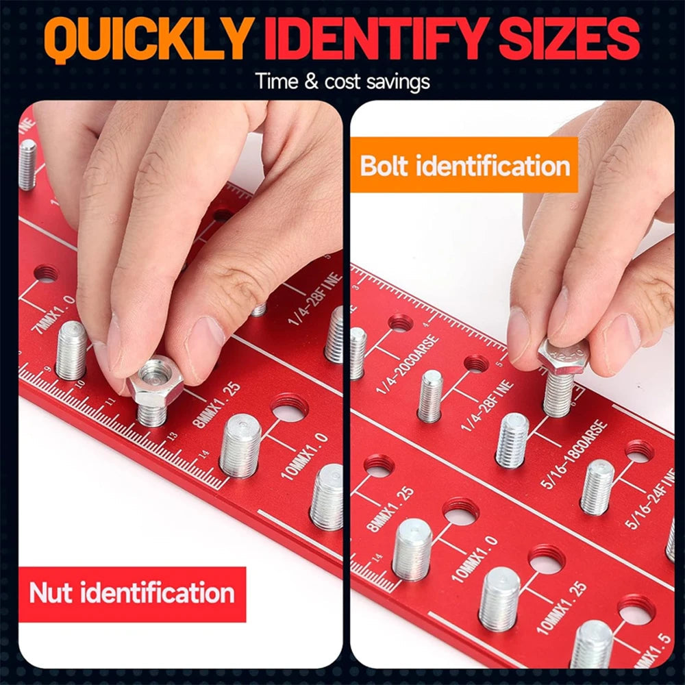 Schlaue Schraubengrößen-Finder