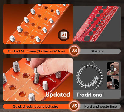 Schlaue Schraubengrößen-Finder