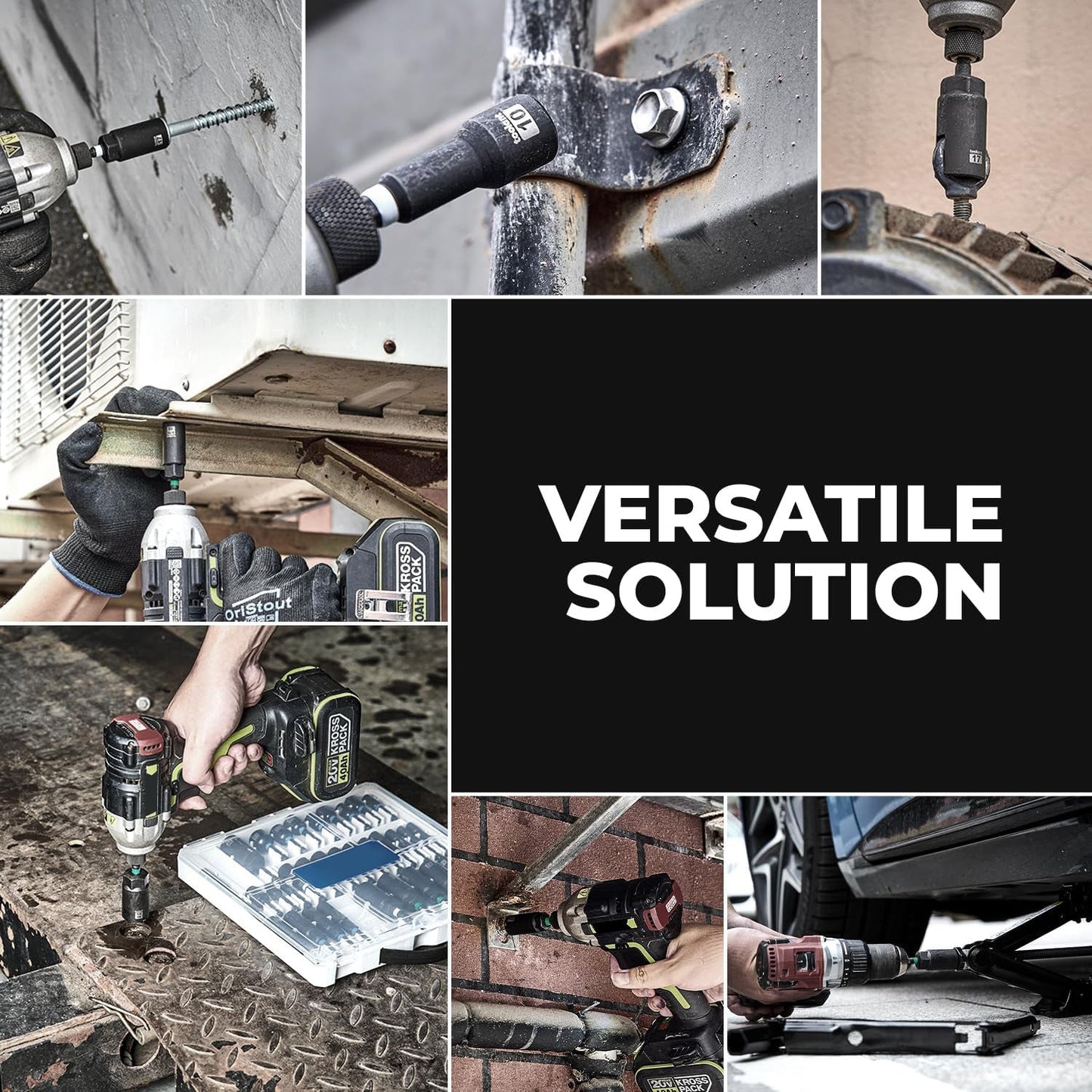 Rovux Magnetischer Steckschlüsselsatz