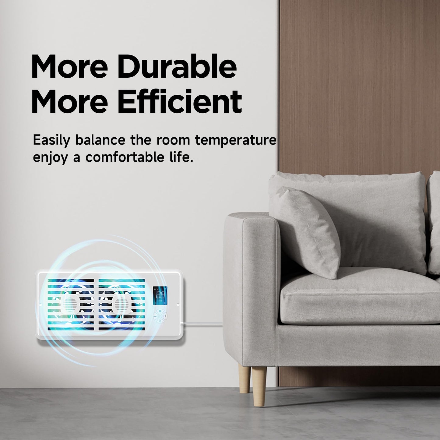 Sakerplus Smart Remote Register Fan