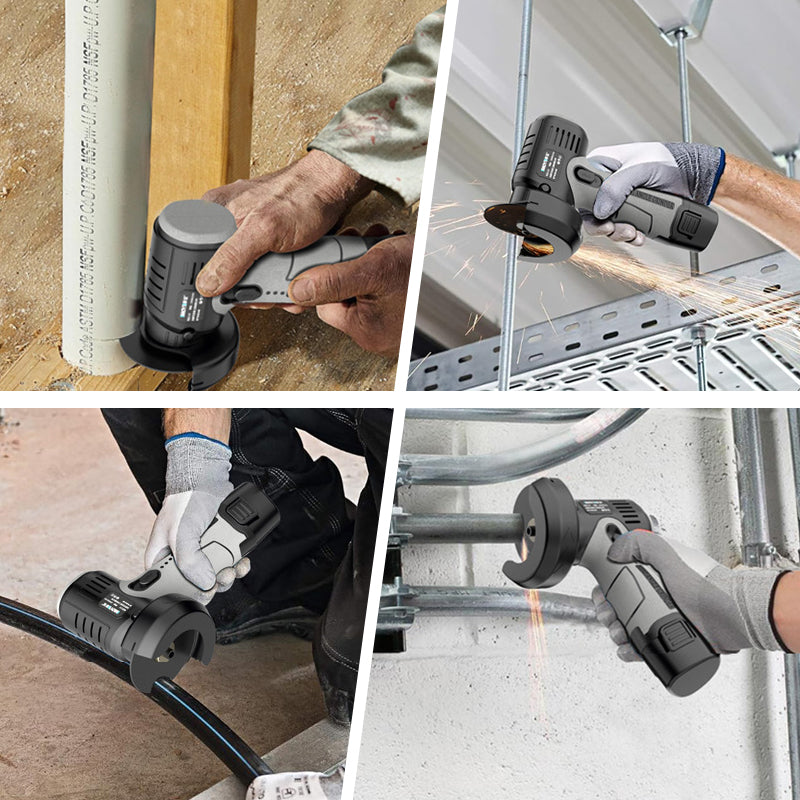 12V Mini-Winkelschleifer mit Trennscheibe